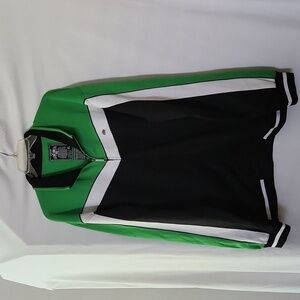 Echo Unltd. Men's XL Green Black Zipper Up Jacket